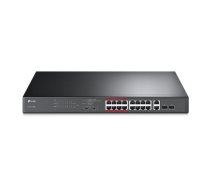 Switch|TP-LINK|Desktop/pedestal|16x10Base-T / 100Base-TX|2x10/100/1000BASE-T/SFP combo|PoE+ ports 16|192 Watts|TL-SL1218MP