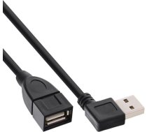 Kabelis Usb Inline Usb-a - Usb-a 1 M Melns (34610r)
