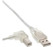 Kabelis Usb Inline Usb-a - Usb-b 2 M Caurspīdīgs (34520l)