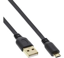 Kabelis Usb Inline Usb-a - Microusb 2 M Melns (31720f)