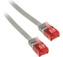 Inline 1m - Kabelis Tīkla U/utp - 1000 Mbit - Cat.6 - Rj45 - Pelēks (71601)