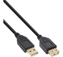 Kabelis Usb Inline Usb-a - Usb-a 3 M Melns (34603s)