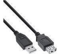 Kabelis Usb Inline Usb-a - Usb-a 2 M Melns (34602b)