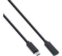 Kabelis Usb Inline Usb-c - Usb-c 1.5 M Melns (35774)