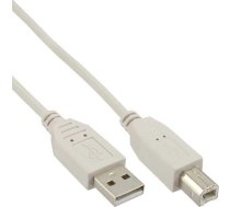 Kabelis Usb Inline Usb-a - Usb-b 5 M Balts (34555h)