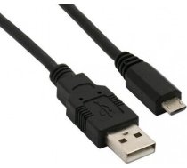 Kabelis Usb Inline Usb-a - Microusb 5 M Melns (31750)