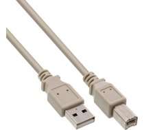 Kabelis Usb Inline Usb-a - Usb-b 3 M Pelēks (34535l)
