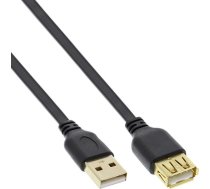 Kabelis Usb Inline Usb-a - Usb-a 1.5 M Melns (34615f)