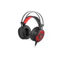 Bezvadu austiņas Genesis  Gaming Headset Neon 360 Stereo Built-in microphone, Black/Red, Wired