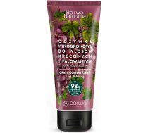 Krāsa Krāsa Dabiskā Winogrono Kondicionieris Podkreślająca Skręt Matiem Cirtainiem un viļņainiem 200ml