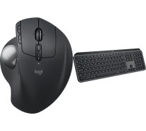 Pele Logitech Mx Ergo S (910-007260) + Mx Keys S Bezvadu Graphite Us (920-011587)