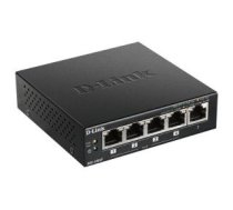 Serveru  - Citi piederumi D-link  Switch DGS-1005P Unmanaged, Desktop, 1 Gbps (RJ-45) ports quantity 5, PoE ports quantity 4, Power supply type External