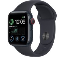 Smartwatch Apple Watch Se 2022 Gps + Cellular 40mm Midnight Alu Sport Melns  (mnpl3wb/a)