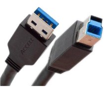 Kabelis Usb Inline Usb-a - Usb-b 5 M Melns (35350)