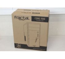 Datoru korpusi Fractal Design  SALE OUT.  Core 1100, Black  CORE 1100 Black, Micro ATX, DAMAGED PACKAGING, Power supply included No