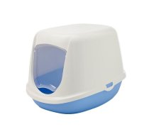 Cat litterbox Duchesse 44,5x35,5x32cm white - sweet blue