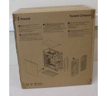 Datoru korpusi Fractal Design  SALE OUT.  Torrent Compact White TG Clear tint  Torrent Compact TG Clear Tint Side window White DAMAGED PACKAGING ATX | Torrent Compact TG Clear Tint | Side window | White | DAMAGED PACKAGING | ATX