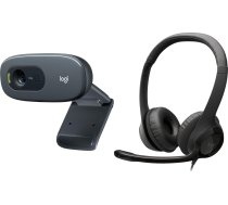 Webkamera Logitech C270 (960-001063) + H390  (981-000406)