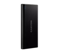 Bezvadu lādētājs Canyon  Power bank PB-106 10000 mAh Black