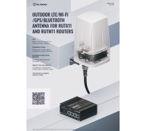 Antena Teltonika TELTONIKA NETWORKS Outdoor LTE/Wi-Fi/GPS/Bluetooth antenna for RUTX11 and RUTM11 routers