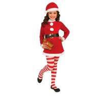 Godan Santa Girl kostīmu komplekts, 130/140cm - Ziemassvētku tērps