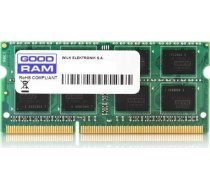 Atmiņa Portatīvajam Datoram Goodram Sodimm, Ddr3, 8 Gb, 1333 Mhz, Cl9 (gr1333s364l9/8g)