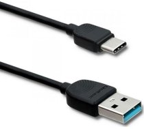 Kabelis Usb Qoltec Usb-a - Usb-c 1.2 M Melns (50391)