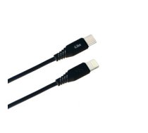 Kabelis iLike Apple Charging Cable Type-C to Lightning CTL01 Black