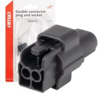 Savienotājs Elektriskie ūdensizturīgs Komplekts 2 Pin 2.2mm Amio-04346