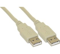 Kabelis Usb Inline Usb-a - Usb-a 3 M Pelēks (34330h)
