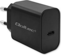 Lādētājs Qoltec Lādētājs Super Quick Pd | Usb-c | 20w | 5-12v | 1.67-3a | Melna