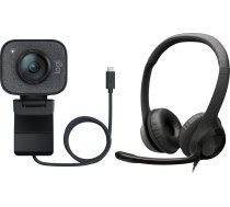 Webkamera Logitech Streamcam (960-001281) + H390  (981-000406)