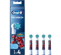Uzgalis Oral-b Birstītei Bērniem Eb-10 Stages Power Eb10-4 Spiderman "pro" 4gab.