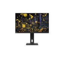 Monitors Lenovo  ThinkVision E27q-20 27 ", IPS, QHD, 16:9, 4 ms, 350 cd/m², Raven Black, 75 Hz, DisplayPorts quantity 1, 2560 x 1440, HDMI ports quantity 1