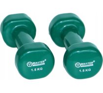 Master Hantelki Čuguna Pokryte Winylem 1,5 Kg X2