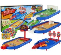 Lean Sport Komplekts Spēles Zręcznościowych 4in1 Basketbols Futbola Bumba Disks ķegļi Palaidējs