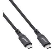 Kabelis Usb Inline Usb-c - Usb-c 1 M Melns (35901a)