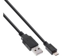 Kabelis Usb Inline Usb-a - Microusb 1.5 M Melns (31715q)
