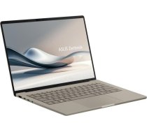 Asus Zenbook A14 UX3407QA-QD202W | Zabriskie Beige | 14 " | OLED | WUXGA | 1920 x 1200 pixels | Glossy | Snapdragon X | X1 26 100 | 16 GB | LPDDR5X | Solid-state drive capacity 512 GB | Qualcomm Adreno GPU | Windows 11 Home | 802.11ax | Bluetooth version