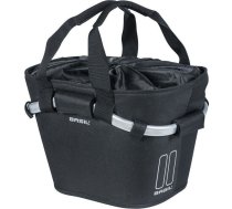 Basil Grozs Uz Stūres Basil Classic Carry All Front Basket Kf 15l, Melns + Plāksne Montāžas Do Grozsa Basil Klickfix Adapteris Sistēma Stiprināšanai Uz Stūres Odpinany (bez Wspornika) (new)