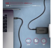 Kabelis Usb Axagon Bucm32-cm15a Kabelis Usb-c - Usb-c 3.2 Gen 2, 1.5m, Pd 100w, 5a, 4k Hd, Alu, Oplot, Melns