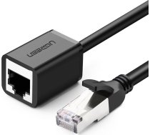 Ugreen Kabelis Tīkla Ugreen Pagarinātājs Ethernet Rj45, Cat. 6, Ftp, Ar Metāla Spraudni 1m, (melns)