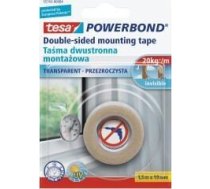 Tesa Lente Stiprinājums.dwustr.caurspīdīga 1,5m:19mm (h5574304) Pro
