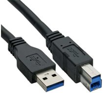 Kabelis Usb Inline Usb-a - Usb-b 3 M Melns (35330)