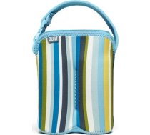 Built Built Bottle Buddy - Termiskais Iepakojums Pudelītēm Dubults (baby Blue Stripe)