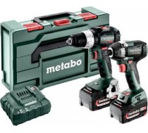 Komplekts Elektroinstrumentu Metabo Metabo.combo Set 18v 2.8.4 (bs 18 Lt Bl + Ssd 18 Lt 200 Bl) 2x5.2ah Metabox ...