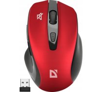 Pele Defender Pele Bezvadu Defender Prime Mb-053 Optiskais Bezklikowa Silent 1600dpi Sarkans