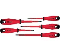 Yato Komplekts Skrūvgriežu Izolēts Pł 3-5,5mm Ph1-ph2 5gab. 1000v (yt-2827)