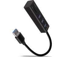 HUB USB Axagon 1x SD 1x microSD + 3x USB-A 3.2 Gen1 (HMA-CR3A)