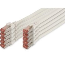 Digitus Patchcord Cat6, S-ftp, 1m, 10 gab. (dk-1644-010-wh-10)